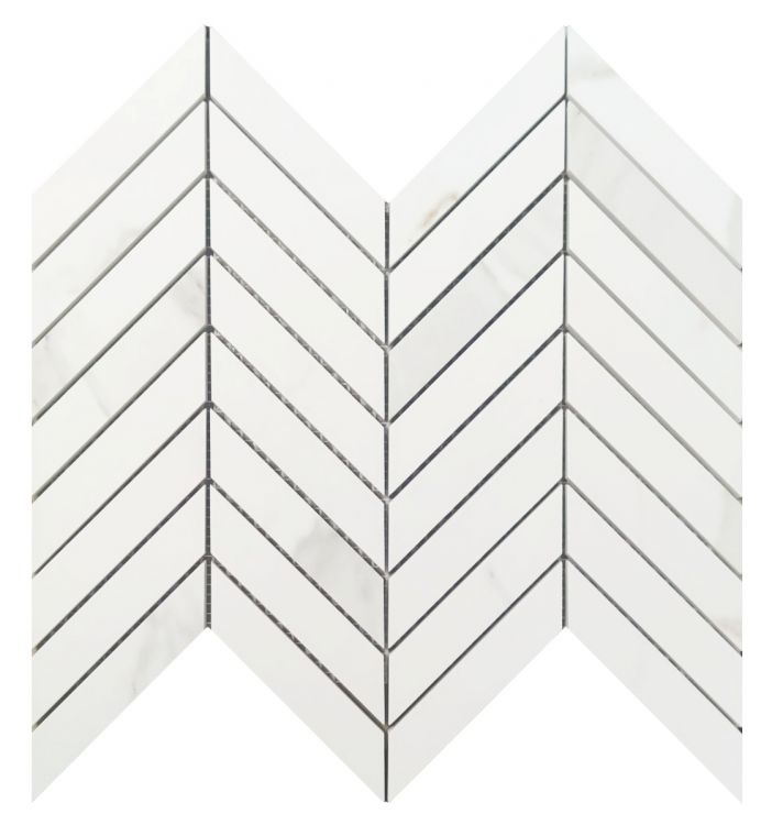 Prestigio Calacatta Soft Chevron 10 x 12